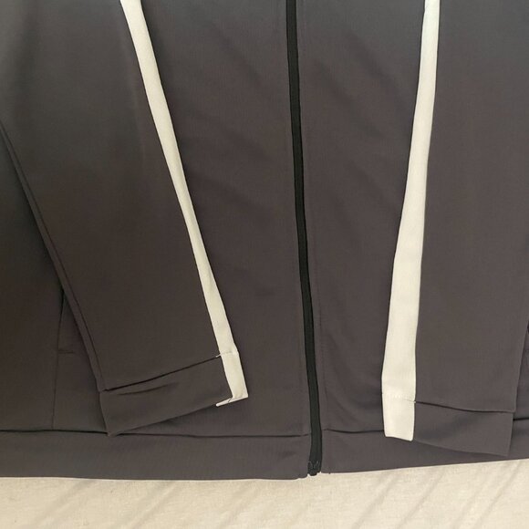 Asics Highland Rams Tricot Full-Zip Warm Up Jacket Women's M Grey A032A755 - Picture 6 of 8